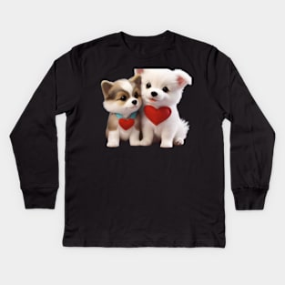 Unleash the Dog Lover Within: Pawsome Pups & Woof-tastic Decor Kids Long Sleeve T-Shirt